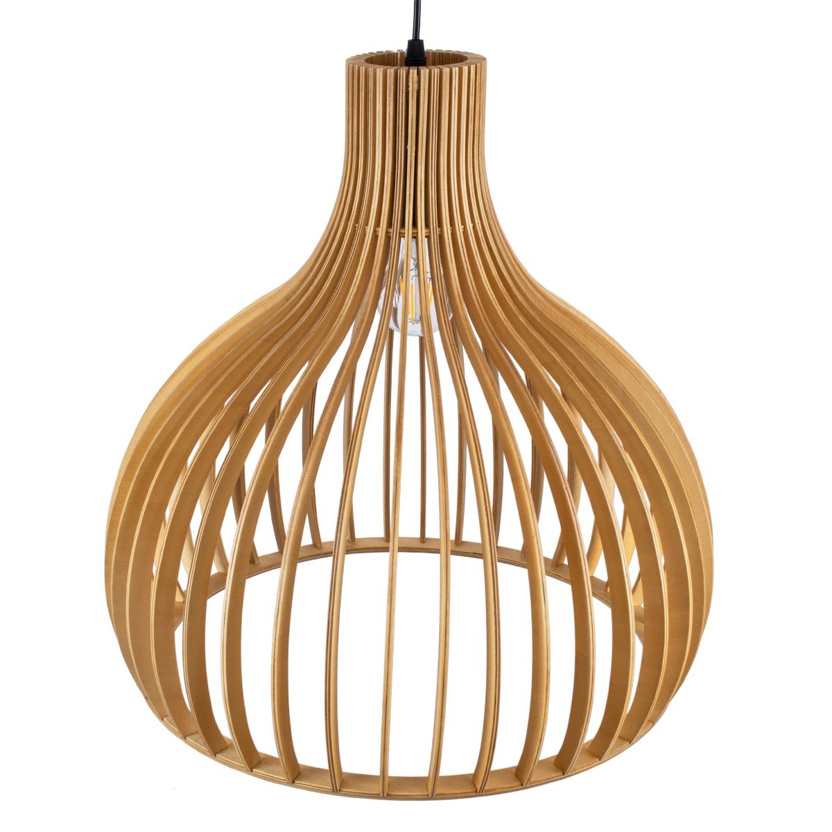 GLOBOSTAR® SCANDINAVIA 01701 Boho Κρεμαστό Φωτιστικό Οροφής με Ντουί 1 x E27 AC 220-240V IP20 - Μπεζ - Μ45 x Π45 x Υ45cm - Image 7