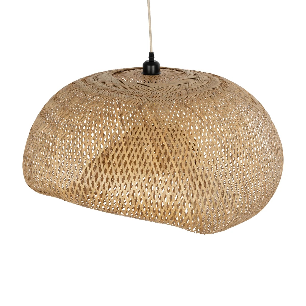 GLOBOSTAR® CARIBBEAN 01784 Boho Κρεμαστό Φωτιστικό Οροφής με Ντουί 1 x E27 AC 220-240V IP20 - Μπεζ - Μ82 x Π72 x Υ52cm - Image 6