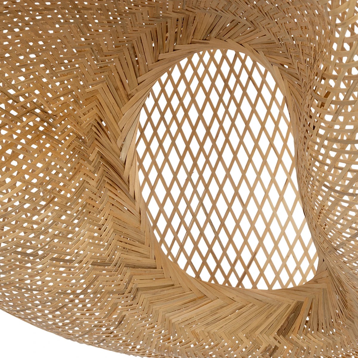 GLOBOSTAR® CARIBBEAN 01784 Boho Κρεμαστό Φωτιστικό Οροφής με Ντουί 1 x E27 AC 220-240V IP20 - Μπεζ - Μ82 x Π72 x Υ52cm - Image 8