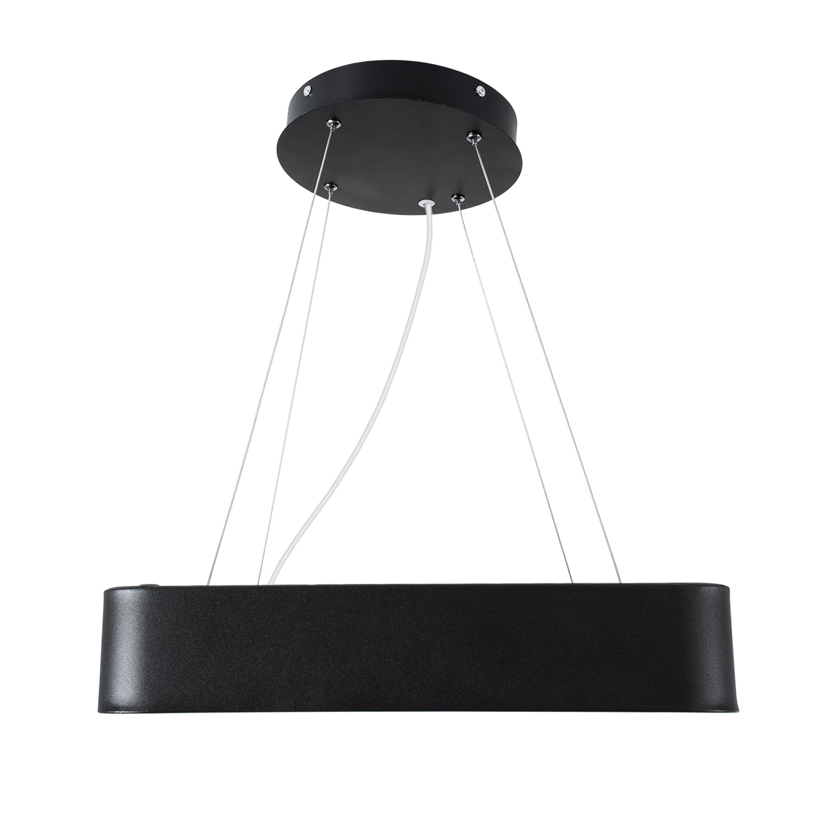GLOBOSTAR® KAMALA 61206-P Μοντέρνο Κρεμαστό Φωτιστικό Οροφής LED 67W 7705lm 120° AC 220-240V IP20 Ρυθμιζόμενο Λευκό CCT με Χειριστήριο από 2700K έως 6000K Dimmable - Lumileds SMD Chip - Μαύρο Ματ - Μ40 x Π40 x Υ8cm - 3 Χρόνια Εγγύηση - Image 6