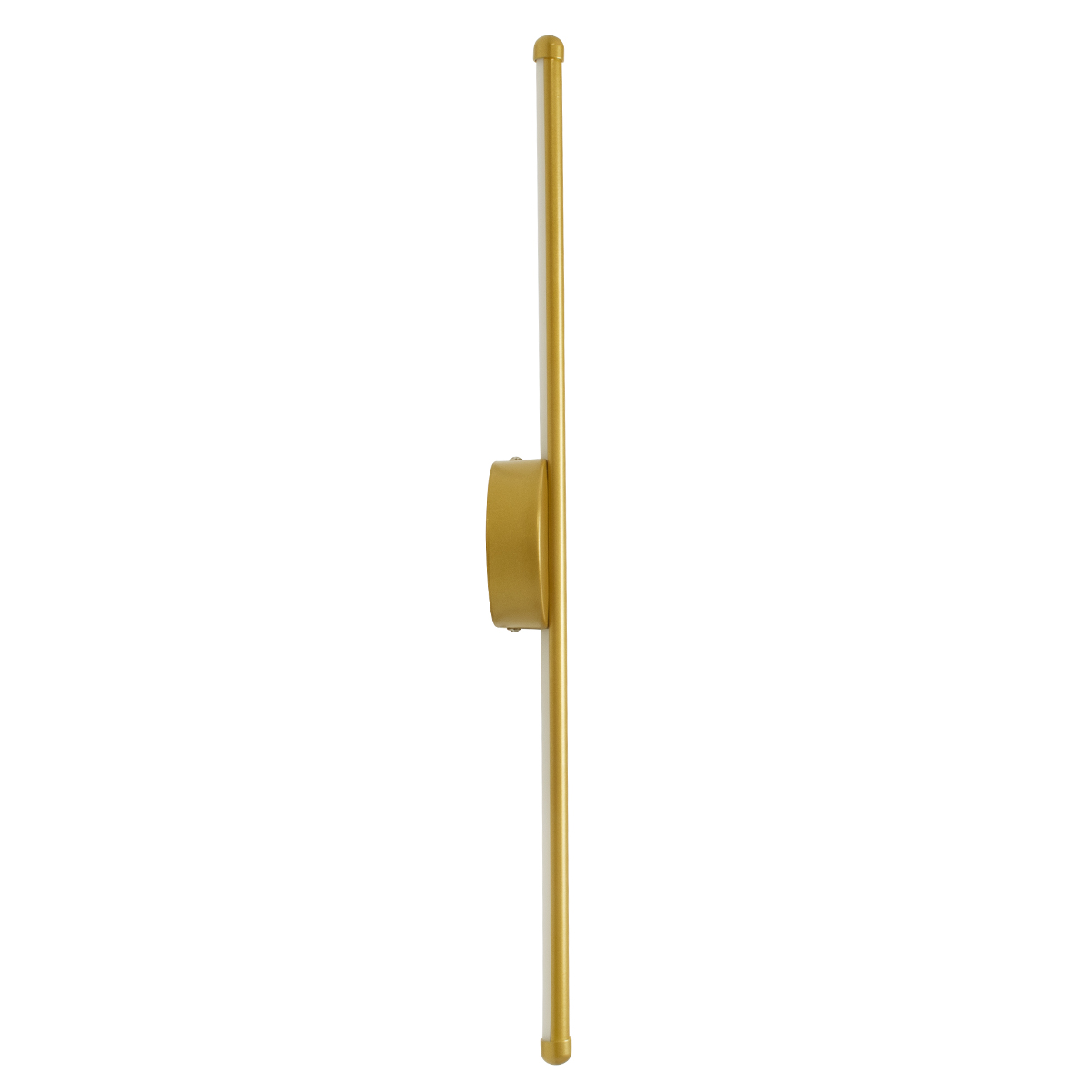 GLOBOSTAR® DIADEM 61330 Μοντέρνο Φωτιστικό Τοίχου - Απλίκα LED 9W 900lm 120° AC 220-240V IP20 Ρυθμιζόμενο Λευκό CCT με On/Off 2700K/4500K/6000K - Lumileds SMD Chip - Σατινέ Χρυσό Βούρτσας - Μ10 x Π4 x Υ60cm - 3 Χρόνια Εγγύηση - Image 5