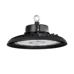 GLOBOSTAR® INDUSTRY 61502 Βιομηχανικό Φωτιστικό Καμπάνα High Bay UFO LED 200W 30000lm SDCM<5 90° AC 85-265V Αδιάβροχο IP65 IK08 Φυσικό Λευκό 5000K - 338 x Sanan Opto SMD Chip & TÜV SÜD Driver - Μαύρο Χυτό Αλουμίνιο - Μ30 x Π30 x Υ16cm - 5 Χρόνια Εγγύηση