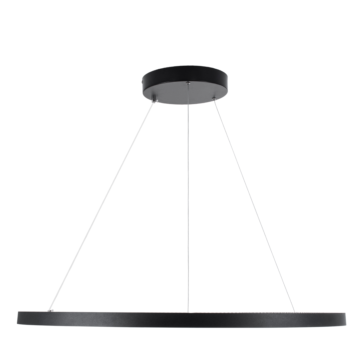 GLOBOSTAR® DIAMOND 61520 Μοντέρνο Κρεμαστό Φωτιστικό Οροφής LED 67W 7504lm 360° AC 220-240V IP20 Ρυθμιζόμενο Λευκό CCT με Χειριστήριο από 2700K έως 6000K Dimmable - Lumileds SMD Chip - Μαύρο Ματ - Μ80 x Π80 x Υ110cm - 3 Χρόνια Εγγύηση - Image 4