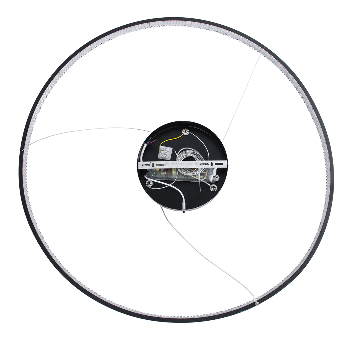 GLOBOSTAR® DIAMOND 61520 Μοντέρνο Κρεμαστό Φωτιστικό Οροφής LED 67W 7504lm 360° AC 220-240V IP20 Ρυθμιζόμενο Λευκό CCT με Χειριστήριο από 2700K έως 6000K Dimmable - Lumileds SMD Chip - Μαύρο Ματ - Μ80 x Π80 x Υ110cm - 3 Χρόνια Εγγύηση - Image 8