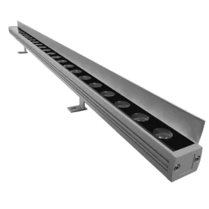 GLOBOSTAR® WASHERFAIA 90187 Μπάρα Φωτισμού Wall Washer με Αντιθαμβωτική Γρίλια LED 24W 2760lm 15° DC 24V Αδιάβροχο IP65 Φυσικό Λευκό 4500K Dimmable - Bridgelux SMD Chip - Γκρί Ανθρακί - Μ100 x Π4 x Υ5.5cm - 3 Χρόνια Εγγύηση