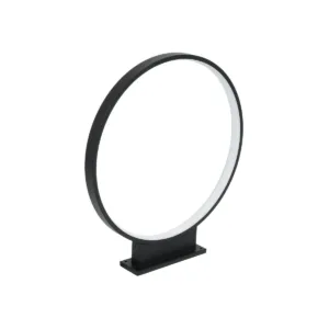 GLOBOSTAR® LUNEA GLB-103-0009 Φωτιστικό Κολωνάκι Κήπου LED 15W 1350lm 120° AC 220-240V Αδιάβροχο IP65 Θερμό Λευκό 2700K - Sanan SMD Chip - Μαύρο Ματ - Μ45 x Π7 x Υ50cm - 3 Χρόνια Εγγύηση