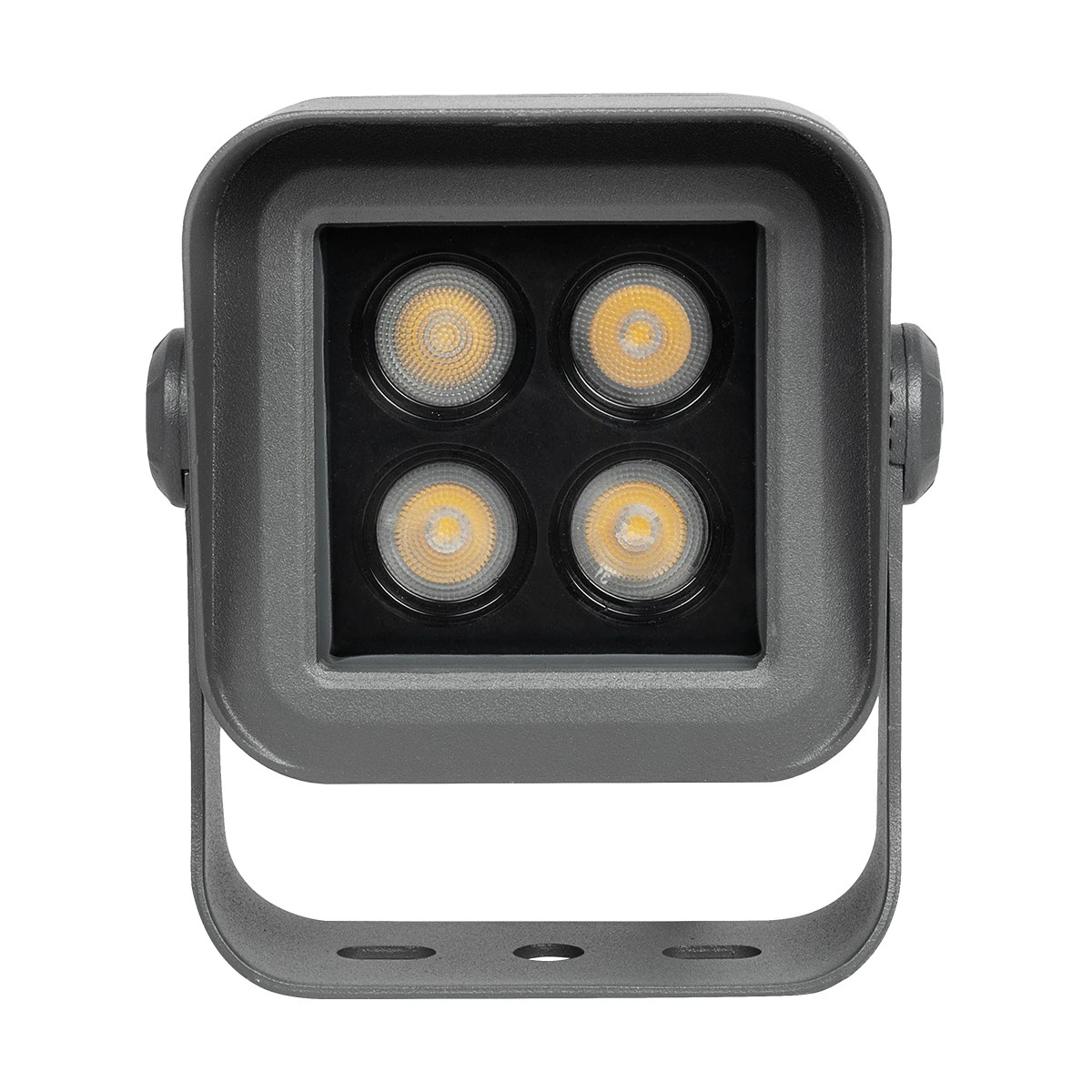 GLOBOSTAR® FLOODVIRA GLB-103-0032 Προβολέας Σποτ Wall Washer LED 8W 720lm 24° AC 220-240V Αδιάβροχο IP65 Θερμό Λευκό 2700K - Sanan SMD Chip - Γκρι Ανθρακί Ματ - Μ11 x Π9 x Υ15cm - 3 Χρόνια Εγγύηση - Image 3