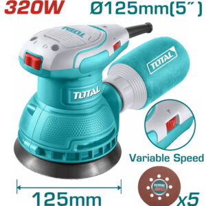TOTAL ΕΠΑΓΓ. ΕΚΚΕΝΤΡΟ ΤΡΙΒΕΙΟ ΧΟΥΦΤΑΣ 320W / Φ-125mm (TF2131256)