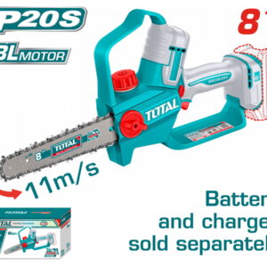 TOTAL ΕΠΑΓΓ. ΑΛΥΣΟΠΡΙΟΝΟ ΚΛΑΔ. ΜΠΑΤ. Li-ion 20V / 8" ΧΩΡΙΣ ΜΠΑTΑΡΙΑ & ΦΟΡΤΙΣΤΗ BL Motor (TGSLI2088)