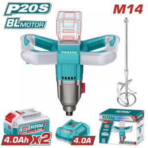 TOTAL ΕΠΑΓΓ. ΑΝΑΔΕΥΤΗΡΑΣ ΜΠΑΤ. Li-ion 20V / 4Ah / 2 ΜΠΑΤΑΡΙΕΣ BL Motor (TMXLI20162)