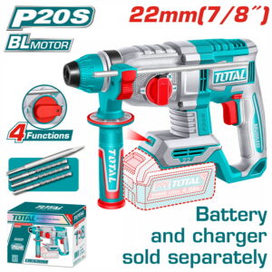 TOTAL ΕΠΑΓΓ. ΠΝΕΥΜΑΤΙΚΟ ΠΙΣΤΟΛΕΤΟ ΜΠΑΤ. Li-ion 20V / 22mm ΧΩΡΙΣ ΜΠΑΤΑΡΙΑ & ΦΟΡΤΙΣΤΗ BL Motor (TRHLI21228)