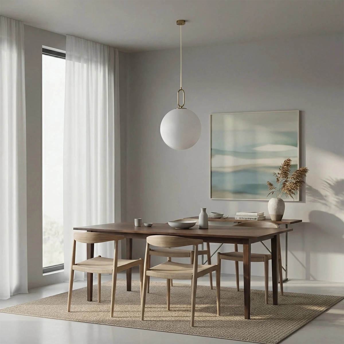kelvo® BELLISSIMO KLV-101-0378 Κρεμαστό Φωτιστικό Οροφής για Λάμπα με Ντουί E27 AC 220-240V IP20 - Χρυσό Βούρτσας Πλατίνα & Λευκό - Μ40 x Π40 x Υ62cm - Image 2