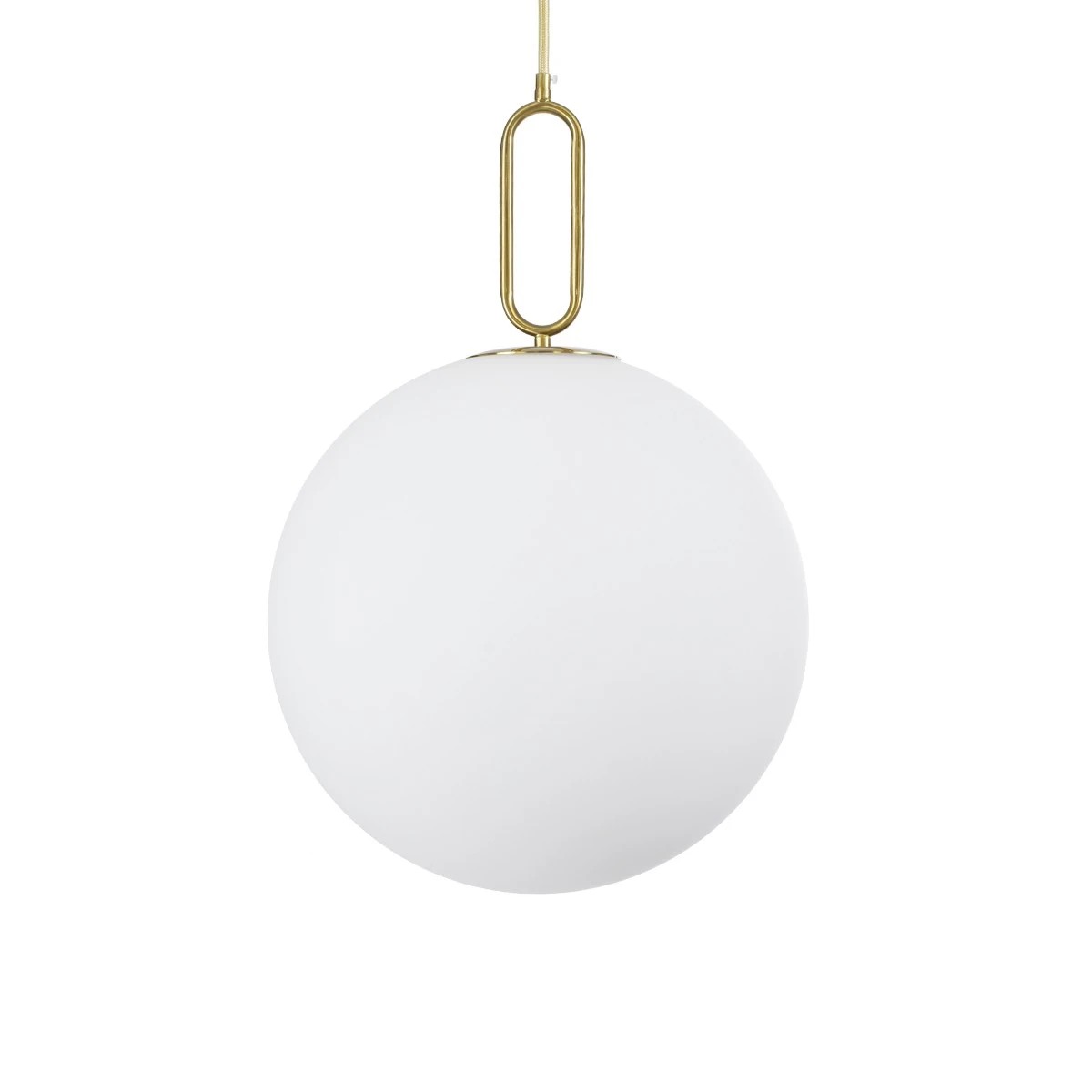 kelvo® BELLISSIMO KLV-101-0378 Κρεμαστό Φωτιστικό Οροφής για Λάμπα με Ντουί E27 AC 220-240V IP20 - Χρυσό Βούρτσας Πλατίνα & Λευκό - Μ40 x Π40 x Υ62cm - Image 4
