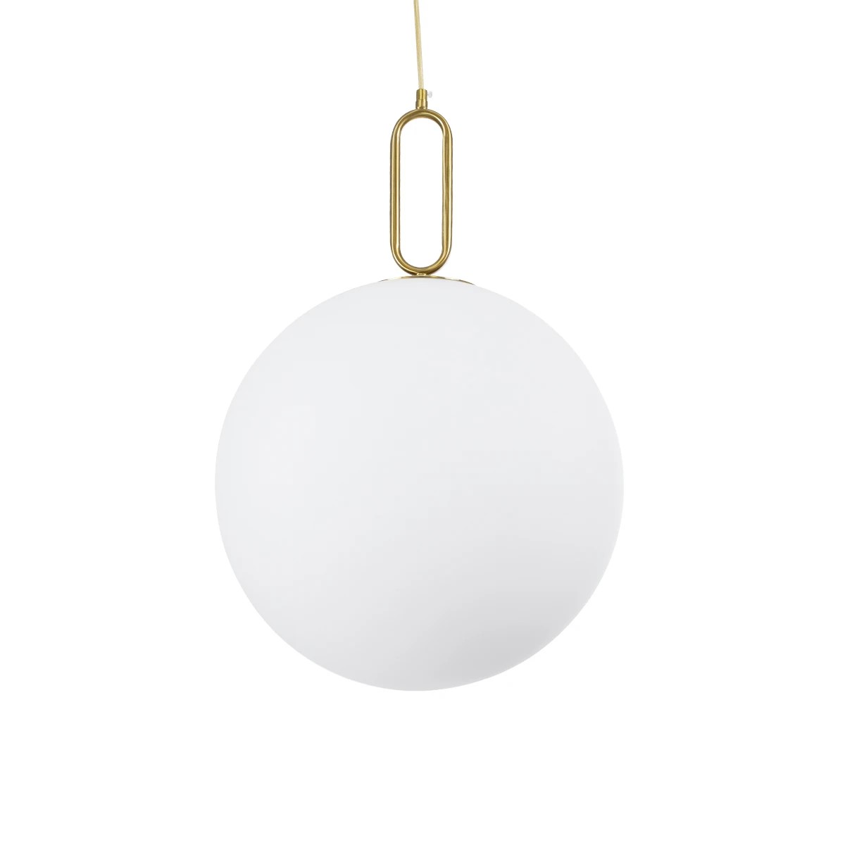 kelvo® BELLISSIMO KLV-101-0378 Κρεμαστό Φωτιστικό Οροφής για Λάμπα με Ντουί E27 AC 220-240V IP20 - Χρυσό Βούρτσας Πλατίνα & Λευκό - Μ40 x Π40 x Υ62cm - Image 5