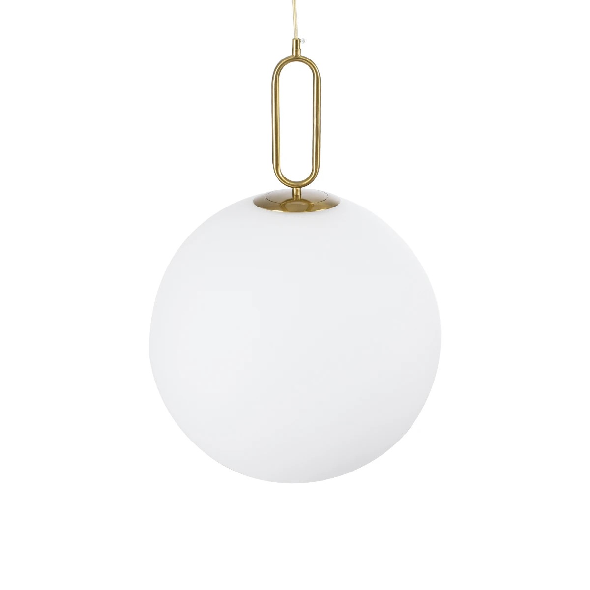 kelvo® BELLISSIMO KLV-101-0378 Κρεμαστό Φωτιστικό Οροφής για Λάμπα με Ντουί E27 AC 220-240V IP20 - Χρυσό Βούρτσας Πλατίνα & Λευκό - Μ40 x Π40 x Υ62cm - Image 6