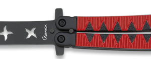 ΣΟΥΓΙΑΣ ALBAINOX 02287, TRAINING balisong. Red Ninja.