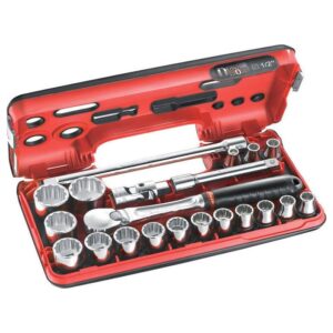 SL.DBOX1PB ΣΕΤ FACOM ΚΑΣΤΑΝΙΑ & ΚΑΡΥΔΑΚΙΑ 1/2" 21τεμ