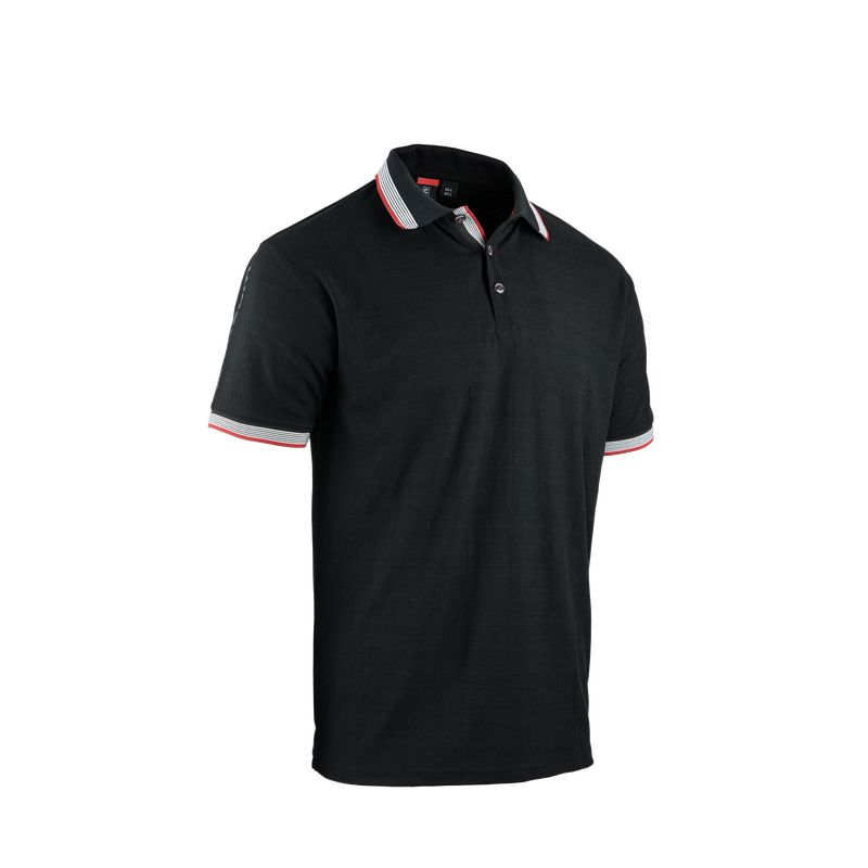 Facom FXWW9010E-3 Κοντομάνικο Polo Soccer Black/Red FR3