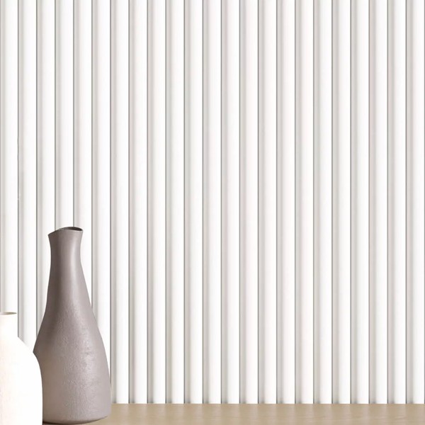 MDF PANEL ΜΕ 3D ΠΗΧΑΚΙΑ 802040 WAVE ST 16/119/2750mm WHITE NewPlan - Image 2