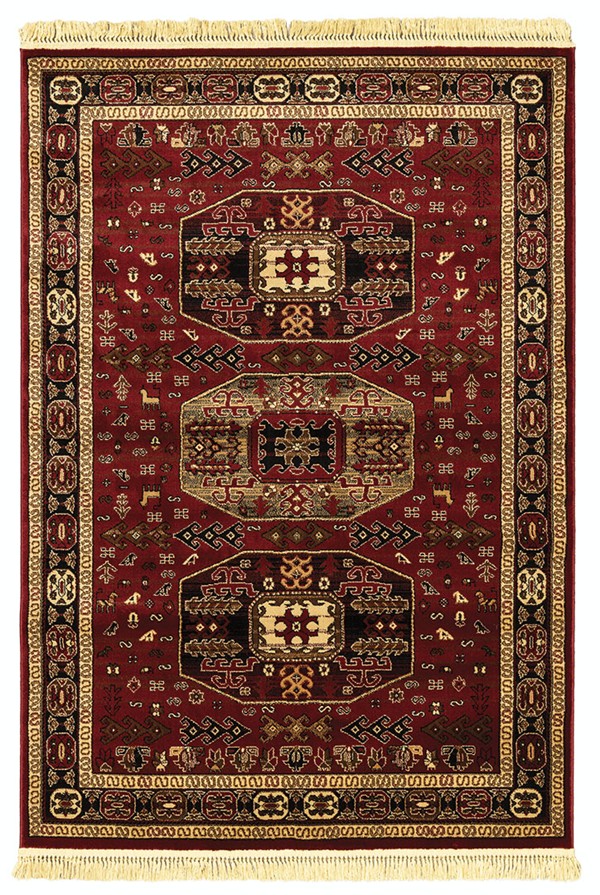 ΧΑΛΙ PERSIA 6057 BURGUNDY ΜΕ ΚΡΟΣΣΙ - 080X150 NewPlan