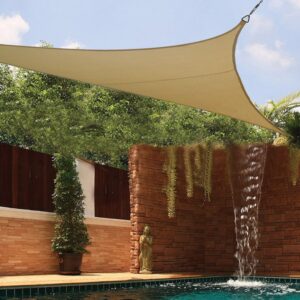 Τριγωνικό Διάτρητο Πανί Σκίασης 350 x 350 x 350cm (#155512)