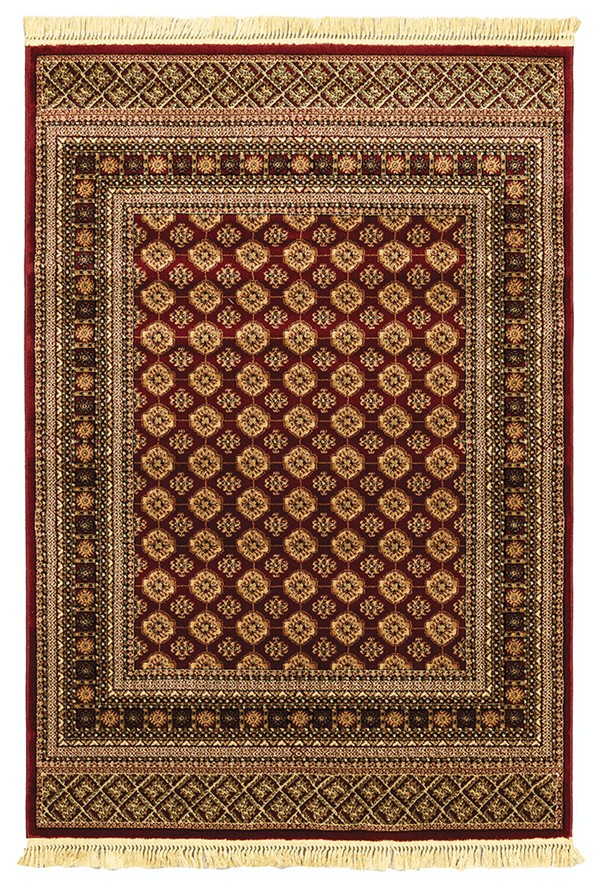 ΧΑΛΙ PERSIA 7838 BURGUNDY ΜΕ ΚΡΟΣΣΙ - SET067(2x140,1x200) NewPlan