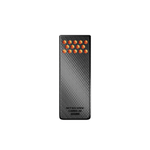 POWER BANK NITECORE CARBO 20, Carbon Fiber, Fast Charge, 65W MAX, ORANGE