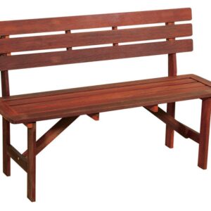 Ξύλινο Παγκάκι ,120 x 46 x 79(h)cm ,Red Shorea (#203472)