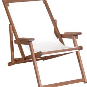 Ξύλινη Πτυσσόμενη Σεζλόνγκ Οξυά 102(L) x 63(D) x 81(H)cm (#213706)