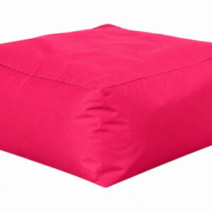 Κόκκινο Αδιάβροχο Ανεξίτηλο Πούφ 75x75x35(h)cm (#22530-52)