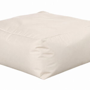 Εκρού Αδιάβροχο Ανεξίτηλο Πούφ 75x75x35(h)cm (#22530-56)