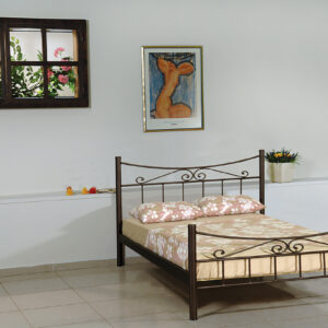 King Size Μεταλλικό Κρεβάτι Ηρώ 208 x 168cm (#23980)