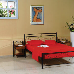 King Size Μεταλλικό Κρεβάτι Πυραμίδα 168 x 205cm (#23984)