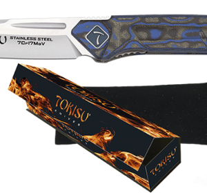 Σουγιάς TOKISU penknife. Micarta "Blue Mix", 25287
