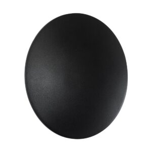 GLOBOSTAR® HELIO-R 60659 Μοντέρνο Φωτιστικό Τοίχου - Απλίκα LED 7W 700lm 120° AC 220-240V Αδιάβροχο IP65 Θερμό Λευκό 2700K - Lumileds SMD Chip & TÜV SÜD Driver - Μαύρο Ματ - Μ16 x Π5 x Υ16cm - 5 Χρόνια Εγγύηση