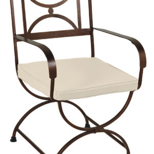 Γαλβανισμένη Μεταλλική Πολυθρόνα Μασίφ Κύκλος 56 x 60 x 92(h)cm (#3755)