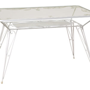 Γαλβανισμένο Παραλ/μο Τραπέζι Μασίφ 140 x 70 x 73(h)cm (#3770)