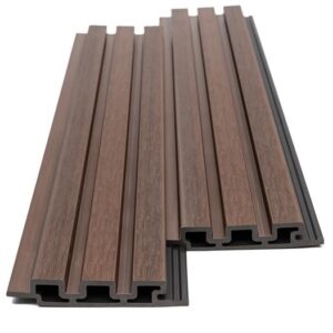 WPC PANEL 2ης ΓΕΝΙΑΣ ΜΕ 3D ΠΗΧΑΚΙΑ 25/147.5mm COFFEE 5530 NewPlan