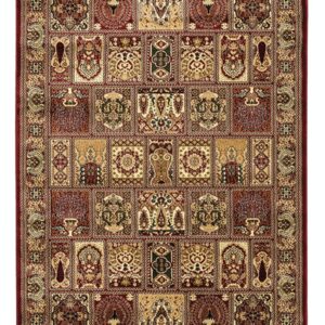 ΧΑΛΙ PERSIA 6283 BURGUNDY ΜΕ ΚΡΟΣΣΙ - 133X190 NewPlan