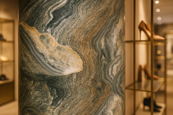 PVC MEGA PANEL 2.8/1220/2800mm ONYX GREEN 901 NewPlan - Image 2