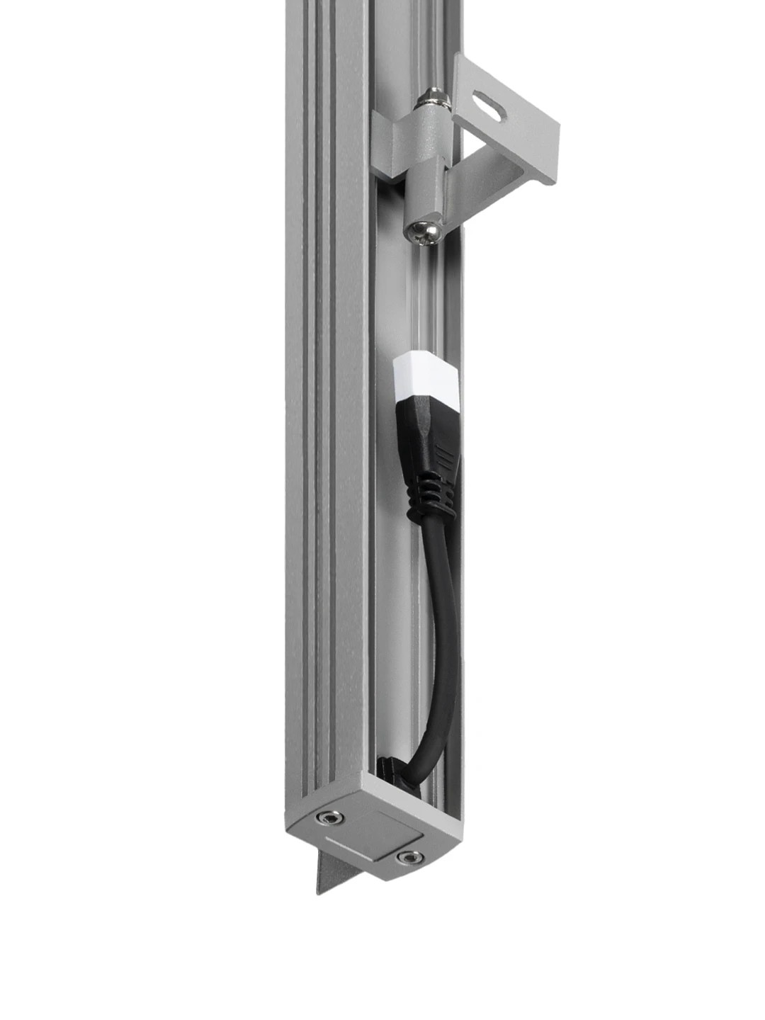 GLOBOSTAR® WASHERFAIA 90187 Μπάρα Φωτισμού Wall Washer με Αντιθαμβωτική Γρίλια LED 24W 2760lm 15° DC 24V Αδιάβροχο IP65 Φυσικό Λευκό 4500K Dimmable - Bridgelux SMD Chip - Γκρί Ανθρακί - Μ100 x Π4 x Υ5.5cm - 3 Χρόνια Εγγύηση - Image 7