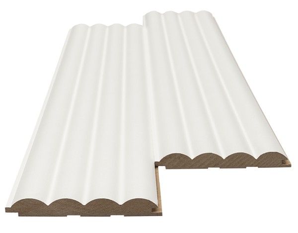 MDF PANEL ΜΕ 3D ΠΗΧΑΚΙΑ 802040 WAVE ST 16/119/2750mm WHITE NewPlan