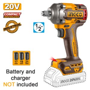 Μπουλονόκλειδο Κρουστικό Μπαταρίας 20V Li-Ion SOLO 405-555Nm με AΙ (#CIWLI20451)