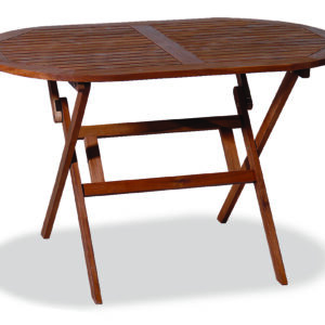 Ξύλινο ,Οβάλ Πτυσσόμενο Τραπέζι Acacia 120 x 70 x 72(h)cm (#CUT-12-7OF-AC)