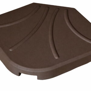 Καφέ Βάση Πλάκα 50 x 50cm Για Γωνιακές Ομπρέλες 25Kgr (#DTH25-T)