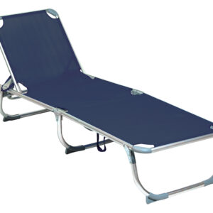 Μπλέ Πτυσσόμενη Ξαπλώστρα Παραλίας 187 x 58 x 30(h)cm (#F1003E-B)