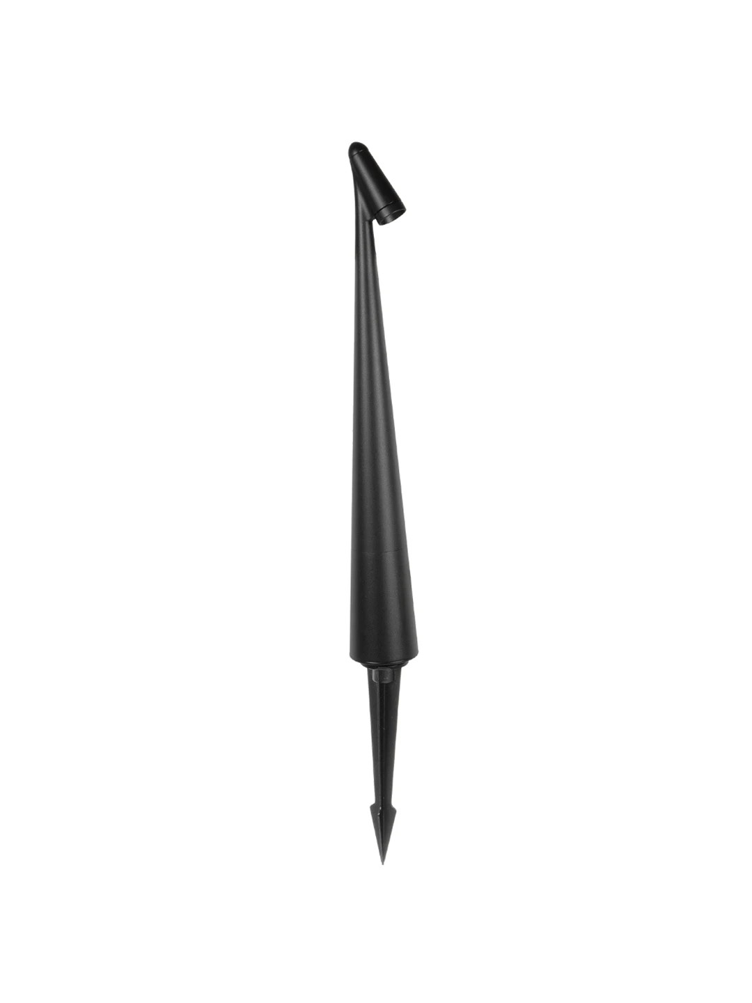 GLOBOSTAR® EDGE GLB-103-0011 Φωτιστικό Κολωνάκι Κήπου με Καρφωτή Βάση LED 3W 270lm 60° DC 24V Αδιάβροχο IP65 Θερμό Λευκό 2700K - Sanan SMD Chip - Μαύρο Ματ - Μ6 x Π6 x Υ45cm - 3 Χρόνια Εγγύηση - Image 4