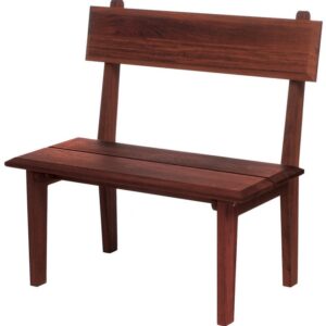 Ξύλινο Παγκάκι 3 Θέσεων ,89 x 55 x 89(h)cm ,Kwilla (#HERON BACK BENCH)