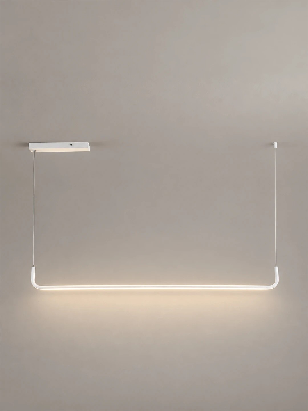 kelvo® LINARIA KLV-101-0256 Κρεμαστό Φωτιστικό Οροφής LED 36W 3600lm 180° AC 220-240V IP20 Ρυθμιζόμενο Λευκό CCT με Χειριστήριο από 2700K έως 6000K Dimmable - Lumileds SMD Chip - Λευκό Ματ - Μ120 x Π2 x Υ12cm - 3 Χρόνια Εγγύηση - Image 3