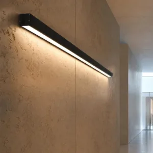 kelvo® ORION KLV-101-0362-V3 Φωτιστικό Τοίχου / Απλίκα LED 72W 7200lm 120° AC 220-240V IP20 Ρυθμιζόμενο Λευκό CCT με Χειριστήριο από 2700K έως 6000K Dimmable - Lumileds SMD Chip - Μαύρο Ματ - Μ120 x Π5.5 x Υ7cm - 3 Χρόνια Εγγύηση